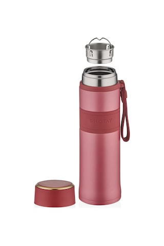 Shotay Çelik Kız Çocuk Termos M 420 Ml. Sht-st-8033-4 Pembe