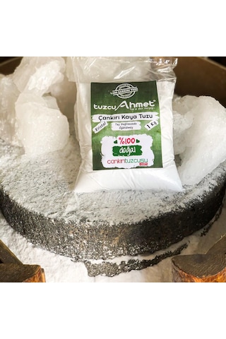 4 KG Taş Değirmende Öğütülmüş Kristal Çankırı Kaya Tuzu