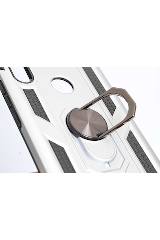 Huawei Y6S 2019 Kılıf Zore Vega Kapak-Siyah