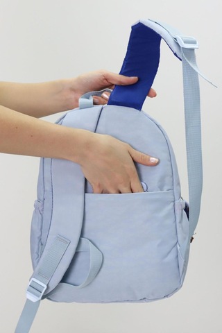 Sevimli Peluş Figürlü Günlük Kadın Sırt Çantası Şık, Kullanışlı, Okula Ve Seyahate Uygun Buz Mavisi