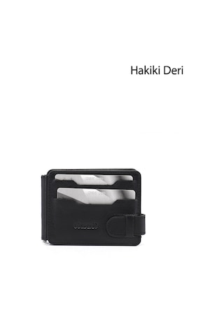 Gönderir Gönderi R Unisex Siyah Hakiki Deri Unisex Kartlık Ddux77706956
