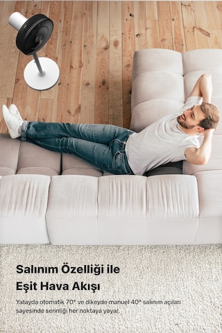 Xenon Smart Akıllı Vantilatör 60w Kumandalı 3 Kademeli Wi-fi Mobil Uygulama İle Kontrol 70 Ayaklı Fan X7430