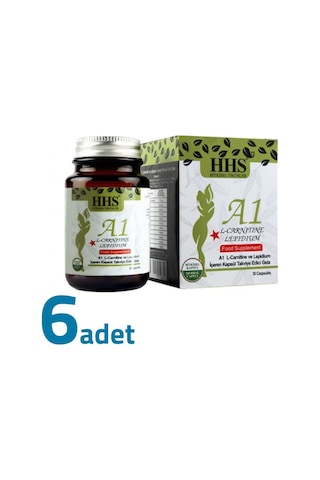 A1 L-carnitine Lepidium A 1 Bitkisel 30 Kapsül X 6 Adet Kutu