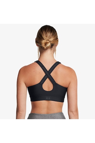 Under Armour Infinity High Zip 2.0 Kadın Siyah Bra 1384118 2800282