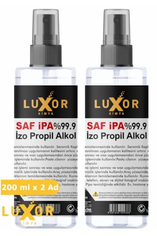 Luxor Kimya Saf İpa %99 İzopropil Alkol 2 X 200 Ml