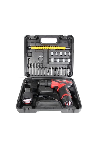 Bulldozer Redrag Çift Akülü 24 Setli Şarjlı Vidalama Taşıma Çanta