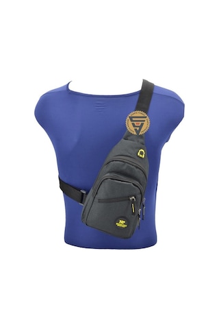 Newish Polo Bodybag Sırt ve Göğüs Çantası Siyah