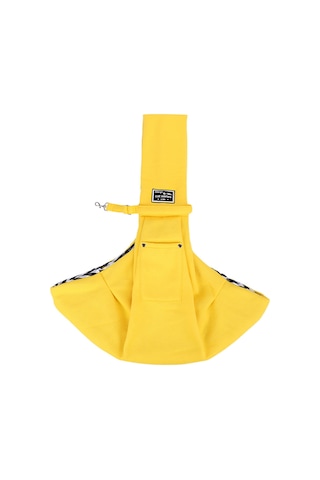 Samdoo Evcil Hayvan Taşıma Çantası, Dışarı Çıkış İçin Portatif Tek Omuzlu, Telefon Cebi Li,聚酯 Malzeme Sarı