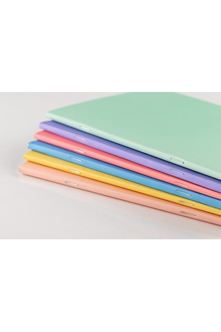 Colors A5 40 Yaprak Çizgili Karton Kapak Somon Renksiz