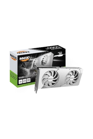 Inno3d Rtx5060ti 8gb Twin X2 Oc White 128bit Gddr7 Ekran Kartı N506t2-08d7x-193075w