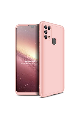 Galaxy M31 Kılıf Zore Ays Kapak Rose Gold