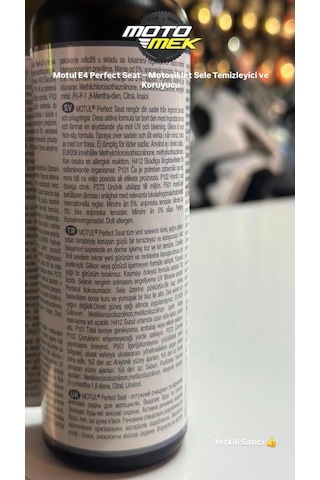 Motul E4 Profesyonel Sele Temizleyici, Parlatıcı Ve Koruyucu