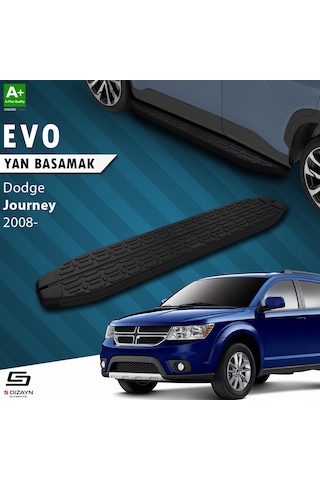S-dizayn Dodge Journey Evo Siyah Yan Basamak 183 Cm 2008 Üzeri
