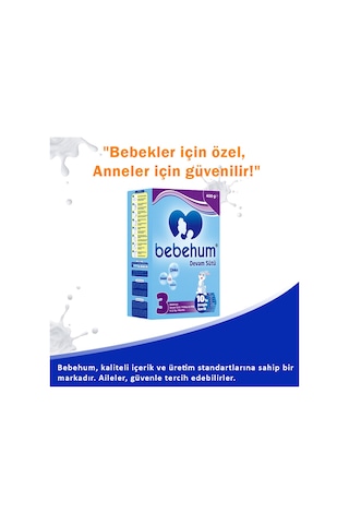 Bebehum 3 Numara Devam Sütü 9-12 Ay 400 gr