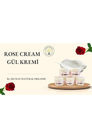 Secille Natural Organic Gül Özlü Yüz Vücut ve El Kremi 100 ML