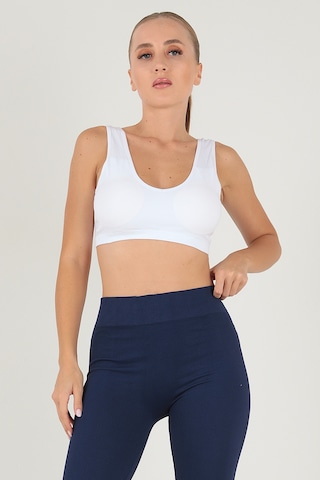 Doremi Seamless Kaplı Spor Büstiyer Beyaz-l-xl BEYAZ Beyaz