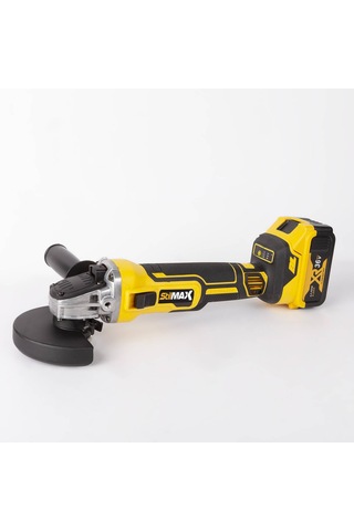 Stilmax STM1058 Profesyonel 125 MM Çift Akülü Şarjlı Taşlama Makinesi + Kesme Taşı 2'li