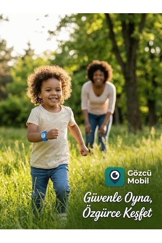 Gözcü Mobil Takip Bilekliği Ios Android Uyumlu Çocuk Genç Yaşlı Hasta Takip Konum Bilekliği Takip Cihazı Simsiz Mavi