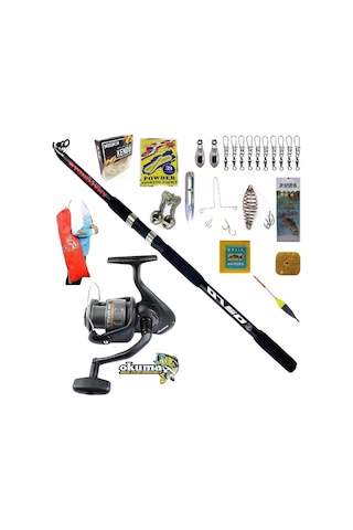 Okuma Revenger Rv-65 360cm 100-300gr Anaconda Profesyonel Sazan Kıyı Olta Takımı Seti