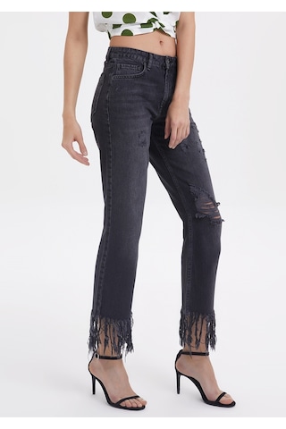 Kadın Regular Jean Wilma Lf2016470 Black Pop Wash