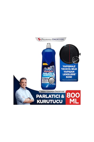 Bulaşık Makinesi Parlatıcı 800 Ml+ Bulaşık Makinesi Deterjanı Makine Temizleyici 2x250