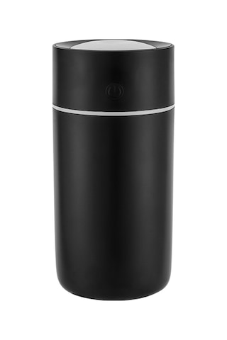 Vkemall Siyah Usb Nemlendirici, 320ml Büyük Depo, 40ml/saat Buhar Miktarı, Sessiz Çalışma, Çok Renkli Gece Lambası, Akıllı Kapanma Özelliği