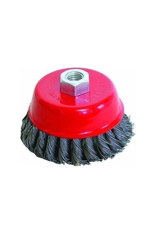 Çanak Fırça Burgulu 80 Mm