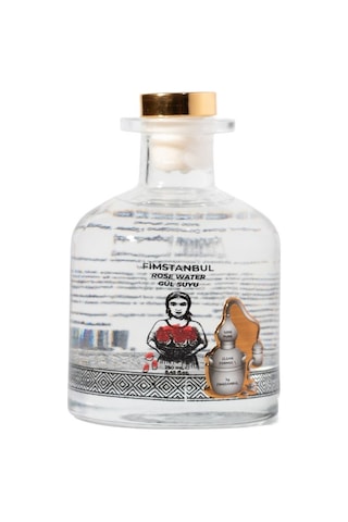 Fimstanbul İlk Sıkım %100 Saf Doğal Gül Suyu 250 Ml Rose Water - Cam Şişe Yaprak Taneli