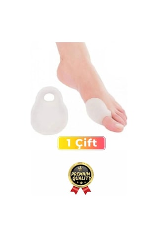 Yüksek Kalite Yumuşak Halluks Valgus Makaralı Bunyon Silikon Ayak Başparmak Kemik Koruyucu 1 Çift