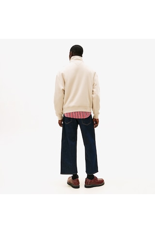 Tommy Hilfiger Jeans 90s Script Rib Fleece Sweatshirt Dm0dm22362 Bej