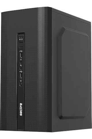 Seclife SLC-6530B 300W USB 2.0 Parlak Bilgisayar Kasası Siyah