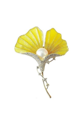 1 Adet Kadın Kristal Yapay Elmas Broşlar Zarif Yaprak Çiçek İğneleri Broş Kostüm Takı Broşlar Hediyeler Çok Renkli