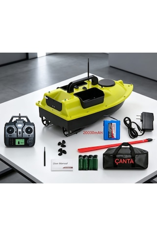 Yemleme (Tekne Ve Botu)gps 16 Konumlu Oto Pilot Eve Dönuş Sabit Hız 20000mah + Çantalı