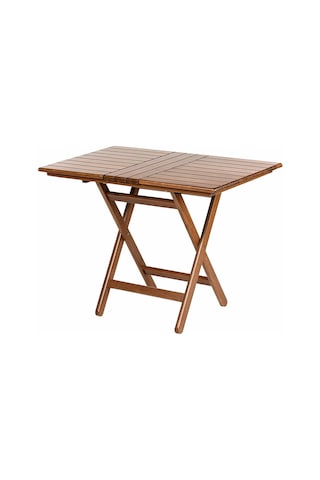 Atina 60X100 Katlanabilir Ahşap Bahçe Balkon Masası