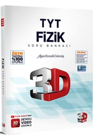 2026 TYT Fizik Soru Bankası - 3D Yayınları 2026 TYT Fizik Soru Bankası - 3D Yayınları