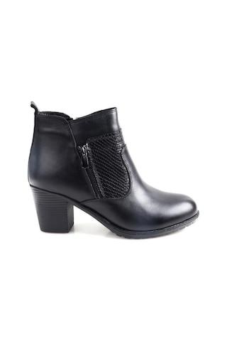 Scavia 02672 6,5 Cm Topuklu Orto Pedik Kadın Deri Bot 001