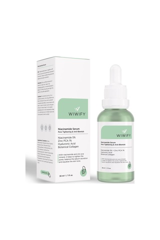 Gözenek Sıkılaştırıcı Anti Akne Ton Eşitleyici Botanikal Kolajen Serum Niacinamide 5%+zınc Pca 1% Nıacınamıde Serum