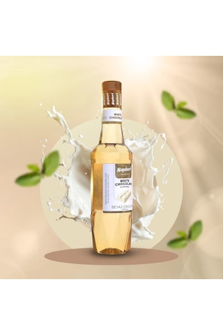 Saphori Beyaz Çikolata Aromalı Kokteyl Şurubu Beyaz Çikolata Şurubu 700 Ml