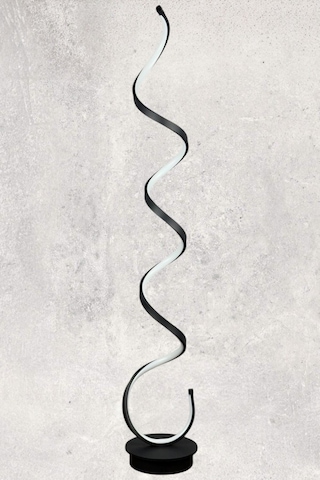 Lara Siyah Renk Modern Tasarım Gün Işığı Led Salon - Yatak Od... Siyah