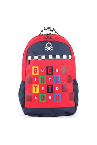 Unıted Colors Of Benetton Çift Bölmeli Okul Çantası 03766