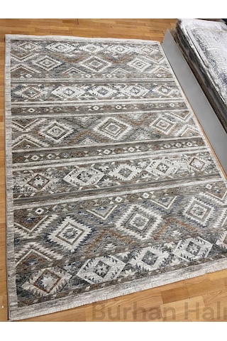 Merinos Halı Valeria Serisi 91008-060 Vintage Etnik Desenli Salon Oturma Odası Halısı Çok Renkli