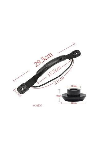 Trendooze Yan Uydurma Tekne Taşıma Montaj Kolu Kayık Kano El Dokuma Cm Bavul Adet 4 29.5 Pq