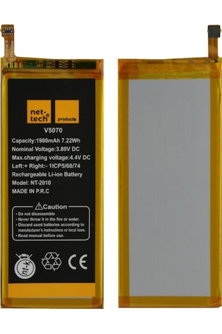 Teknonet Vestel Venüs V3 5070 Uyumlu 1900 Mah Batarya