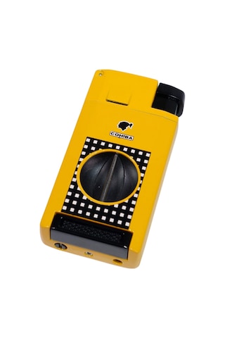 Cohiba Çift Torch Pürmüz Sarı Puro Çakmağı - Tr8968