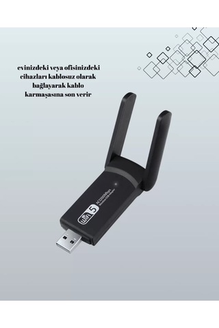 Home Realtek Chipsetli 5g Destekli Yüksek Hızlı Ağ Adaptörü