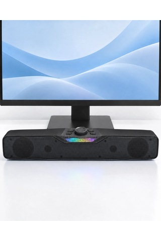 Masaüstü Soundbar Hoparlör Siyah