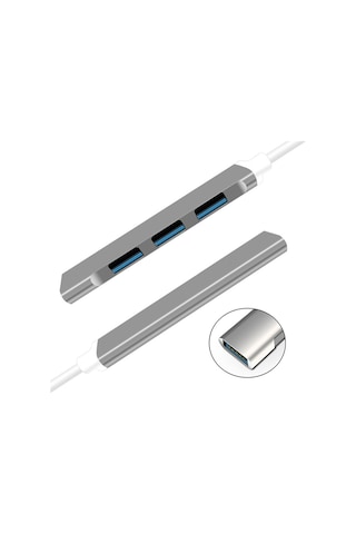 Ally S-803 4 in 1 Type-C to 4 x USB 3.0 HUB Çoğaltıcı Çevirici Dönüştürücü Adaptör