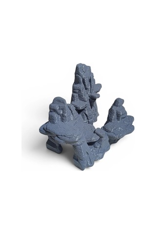 3d Petg Akvaryum Kaya Ve Taş Dekoru Batabilen Süs Kp3d20215