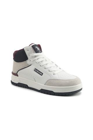 U.s. Polo Assn. Boldıe Hı 5pr Beyaz Erkek High Sneaker 000000000102021036 Beyaz-lacı