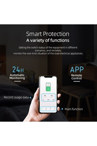 Dancemonkey Tuya Wifi Akıllı Devre Kesici, Kablosuz Kontrol Ve Zamanlayıcı